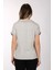Minimalist Kısa Kol V Yaka Çizgili Kadın T-Shirt - Günlük Kullanım 4