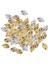 100X Çok Metal Yaprağı Takılar Saç Aksesuarları Giyim Şapkası Kolye 1.8CMX1CM Çok (Yurt Dışından) 4