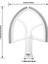 5 Quart Flex Edge Çırpıcı Mutfak Kasesi-Kaldırma Stand Mikseri, Silikon Kazıyıcılı Kürek, Bulaşık Makinesinde Yıkanabilir Düz Çırpıcı (Yurt Dışından) 2