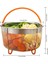 Paslanmaz Çelik Buharlı Pişirici Sepet Seti, Ninja Foodi Basınçlı Pişirici ve Çok Amaçlı Pişirici Için Instant-Pot Aksesuarları, 6qt (Yurt Dışından) 2