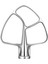 Kitchenaid Mikseri Için Paslanmaz Çelik Esnek Kenarlı Çırpıcı, 4,5-5 Quart Kaseler Için Eğimli Kafa Stand Mikser Kaselerine Uyar (Yurt Dışından) 1