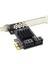 Pcı-E Gen3 - Sata3.0 Genişletme Kartı 4 Bağlantı Noktalı 6g Adaptör Kartı Genişletme Ipfs Sabit Sürücü ASM1064 (Yurt Dışından) 1