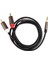 Jack 3.5mm - 2 Rca Ses Kablosu Aux Splitter 3.5mm Stereo Erkek - Erkek Rca Adaptörü 2 Hoparlör Kablosu 1m (Yurt Dışından) 2