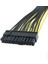 20 + 4pin Çift Psu Güç Uzatma Kablosu 24PIN Atx Anakart Adaptörü Uzatma Kabloları 18AWG Hattı Madencilik Madenci Için 30 cm (Yurt Dışından) 2