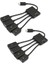 2 Adet 4 Port-Usb Otg Hub Kablo Konektörü Spliter Adaptörü Android Tablet Bilgisayar Pc Için Güç Şarj (Yurt Dışından) 1