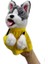 Husky Boks Köpeği Peluş Oyuncak Interaktif El Kuklası Oyuncak Eln Sesli (Yurt Dışından) 1