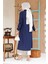 Düğmeli Lacivert Tesettür Tunik 70381L 5