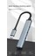 4 Bağlantı Noktalı USB Hub Ayırıcı Çoklu Hub Tip C - USB 3.0 Adaptörü USB Çeşitli Bağlantı Noktalı Güç Adaptörü (Yurt Dışından) 5