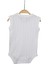 Bebek Pamuklu Atlet Body Jakarlı Çizgili Bej Unisex 3