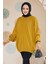 Yağ Yeşili Tesettür Kazak Tunik 17201YY 3