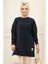 Koyu Lacivert Tesettür Tunik 30644KL 1