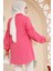 Nakış Desenli Fushia Tesettür Tunik 40603F 3