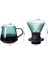 600ML Daldırma Damlatıcı Anahtarı Camı V60 Pour Over Kahve Makinesi V Şeklinde Damlatıcı Kahve Damlatıcısı ve Filtreler Yeşil (Yurt Dışından) 3