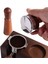 58.5mm Kahve Tamper Kahve Dağıtıcı Alet Ceviz Kapak Espresso Düzleştirici Portafilter Espresso'ya Uygun (Yurt Dışından) 3