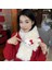 Beautifyy Kt Kedi Sonbahar ve Kış Eşarp Kış Sevimli Moda Çok Yönlü Düz Renk Peluş Sıcak Eşarp Kadınlar (Yurt Dışından) 1