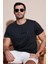 Pamuklu Slim Fit Bisiklet Yaka T Shirt Erkek T Shirt 541PERSPECTIVE 3