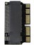Tam Hız M.2 Ngff Ahcı Nvme SSD M Anahtar Dönüştürücü Adaptör Kartı 2013-2017 12 + 16PIN (Yurt Dışından) 3
