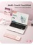 Katlanabilir Bluetooth Klavye Pembe 2
