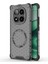 Xiaomi Redmi Note 14 Pro 5g/poco X7 5g Kılıf Magsafe Petek Tasarımı ile Uyumlu Tpu+Pc Telefon Kapağı-Gri (Yurt Dışından) 1