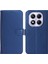 Xiaomi Redmi Için Not 14 Pro 4g Kılıf Pu Deri Flip Telefon Kapağı Cüzdan Kart Yuvası Tutucu-Mavi (Yurt Dışından) 1