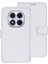 Xiaomi Redmi Note 14 Pro 4g Standlı Kılıf Crazy Horse Dokulu Deri Telefon Kapağı-Beyaz (Yurt Dışından) 1