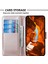 Xiaomi Redmi Için Not 14 Pro 4g Kılıf Pu Deri Flip Telefon Kapak Cüzdan Kart Yuvası Tutucu-Gül Altın (Yurt Dışından) 5