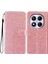 Xiaomi Redmi Için Not 14 Pro 4g Cüzdan Kılıf Glitter Çizilmez Deri Telefon Kapağı Standı-Gül Altın (Yurt Dışından) 1