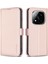 Xiaomi Redmi Için Not 14 Pro+ 5g/not 14 Pro 5g/poco X7 5g Kılıf Pu Deri Flip Folio Telefon Cüzdan Kapağı-Pembe (Yurt Dışından) 1