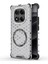Xiaomi Redmi Note 14 Pro 4g Kılıf Magsafe Petek Tasarımı ile Uyumlu Tpu + Pc Telefon Kapağı-Şeffaf (Yurt Dışından) 1