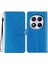 Xiaomi Redmi Note 14 Pro 4g Cüzdan Kılıfı Için Glitter Çizilmez Deri Telefon Kapağı Stand-Mavi (Yurt Dışından) 1