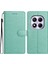 Xiaomi Redmi Note 14 Pro 4g Deri Kılıf Cüzdan Standlı Telefon Kapağı, Kullanışlı Kayış-Yeşil Için (Yurt Dışından) 1