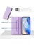 Xiaomi Poco X7 5g/xiaomi Redmi Not 14 Pro 5g Rınacasıs RC01 Deri Kılıf Rfıd Engelleme Cüzdan Standı Manyetik Kapanış Darbeye Dayanıklı Telefon Kapağı-Açık Mor (Yurt Dışından) 5