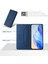 Xiaomi Poco X7 5g/xiaomi Redmi Note 14 Pro 5g Rınacasıs RC01 Deri Kılıf Rfıd Engelleme Cüzdan Standı Manyetik Kapanış Darbeye Dayanıklı Telefon Kapağı-Koyu Mavi (Yurt Dışından) 5