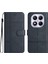 Xiaomi Redmi Note 14 Pro 4g Kılıf Hattı Baskılı Pu Deri Cüzdan Telefon Kapağı-Mavi (Yurt Dışından) 1