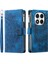 Xiaomi Redmi Note 14 Pro 4g Cüzdan Kılıf Pu Deri Telefon Kapağı Mandala Çiçek Desenli-Mavi (Yurt Dışından) 1