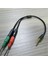 2 Adet 3.5mm Ses Y Splitter 1 Erkek 2 Kadın M/f 3.5mm Stereo Kulaklık Konnektör Adaptörü Kulaklık Aksesuarları (Yurt Dışından) 1
