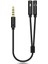 2 Adet 3.5mm Ses Y Splitter 1 Erkek 2 Kadın M/f 3.5mm Stereo Kulaklık Konnektör Adaptörü Kulaklık Aksesuarları (Yurt Dışından) 4