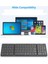 Katlanabilir Bluetooth Klavye, Ios, Android, Windows Pc Dizüstü Akıllı Telefon Için USB Şarj Edilebilir Kablosuz Klavye - Gri (Yurt Dışından) 3