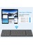 Katlanabilir Bluetooth Klavye, Ios, Android, Windows Pc Dizüstü Akıllı Telefon Için USB Şarj Edilebilir Kablosuz Klavye - Gri (Yurt Dışından) 5