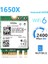 1650X Wifi Kartı + 8db Anten Kiti AX200NGW 3000 Mbps 2.4g 5g Wifi 6 + Bt 5.1 WIN11 Için Gigabit Kablosuz Kart (Yurt Dışından) 3