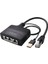 RJ45 Ağ Ayırıcı Adaptör Erkek 1 Sürükle 3 1000 Mbps Yüksek Hızlı Arayüz Ağ Dağıtıcı Adaptörü (Yurt Dışından) 1