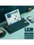 Kart Yuvası ile Kablosuz Bluetooth Klavye Çift Modlu Klavye Desteği Tablet Android Telefon Dizüstü Masaüstü Bilgisayar Yeşil (Yurt Dışından) 2