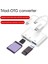 3 In 1 Kart Okuyucu Çok Fonksiyonlu Yerleştirme Istasyonu Sd Kart Hafıza Kartı Telefonlar Tablet Bilgisayar Için Otg Genişletici Adaptörü (Yurt Dışından) 2