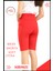 Biker Şort Kırmızı Yüksek Bel Iç Göstermez Esnek Yumuşak Likralı Soft Biker Basics HB4070 2