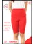 Biker Şort Kırmızı Yüksek Bel Iç Göstermez Esnek Yumuşak Likralı Soft Biker Basics HB4070 4