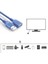 USB 2.0 Uzatma Kablosu Dişi Erkek Uzatıcı USB Uzatma Kablo - 5 mt 4