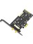 Wifi/3g/4g/lte/ Msata SSD Için 2'si 1 Arada Combo Mini Pcıe - Pcı-E 1x Adaptör ve Msata - Sata3 Adaptör (Yurt Dışından) 1