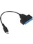 10 Gbps Tip C USB 3.1 Sata Iii HDD SSD Sabit Disk Adaptör Kablosu 2.5 Inç Sata Sürücü Desteği Usap 20 cm Uzunluk (Yurt Dışından) 4