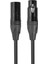 Xlr Kablo Erkek Kadın Ses Sinyal Kablosu Dengeli Xlr Karon Mikrofon 3 Pin Xlr Kablo 10FT Siyah (Yurt Dışından) 1