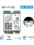 AX1675I Wıfı Kartı + 2X8DB Anten Wifi 6e M.2 Anahtar E Cnvio 2 Tri Band 2.4g/5g/6ghz Kablosuz Kart AX211 Bt 5.2 Win 10 Için (Yurt Dışından) 2